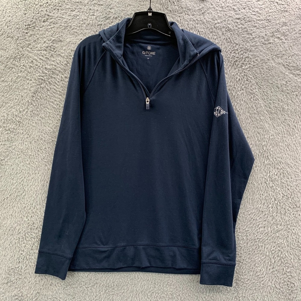 G/FORE Hoodie Sweatshirt Mens Medium Blue Long Sleeve